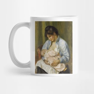 A Woman Nursing a Child by Auguste Renoir Mug